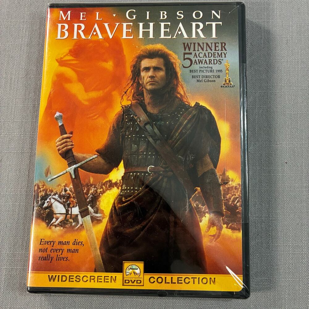 Braveheart DVD Widescreen Collection Mel Gibson New Factory Sealed